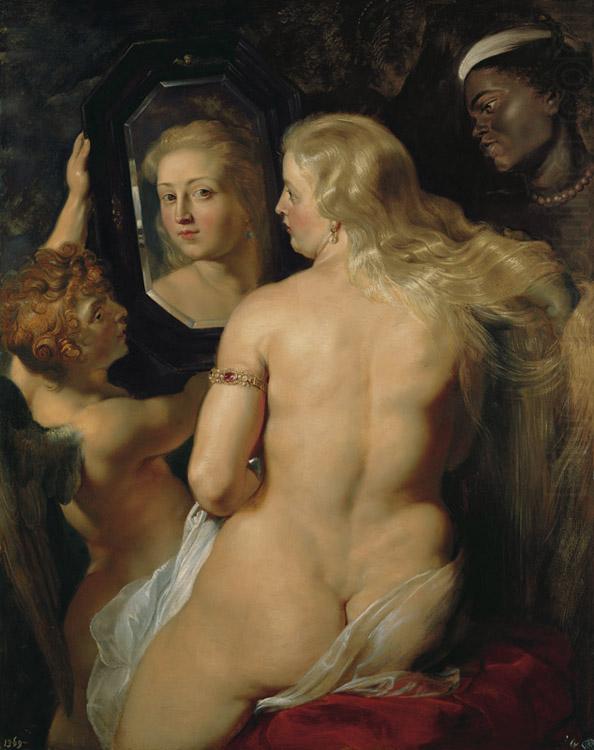 Venus at a Mirror (mk08), Peter Paul Rubens